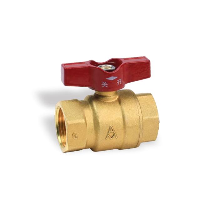 2216黄铜内螺纹蝶柄球阀