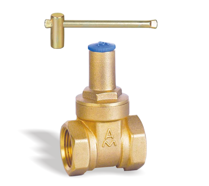 115/166黄铜带锁闸阀