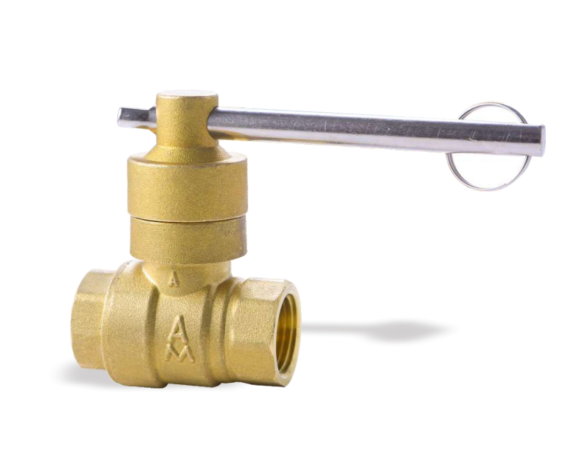 G210黄铜磁性带锁球阀
