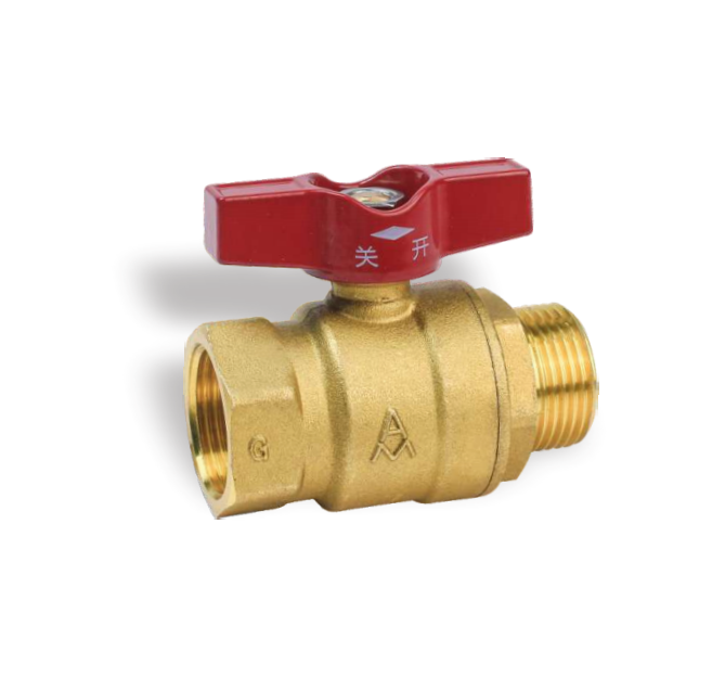 2217黄铜内外螺纹蝶柄球阀