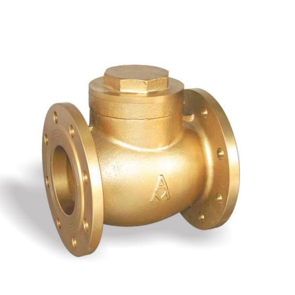 409黄铜法兰止回阀