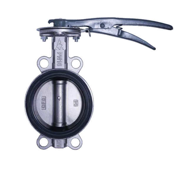 9818不锈钢手柄对夹蝶阀